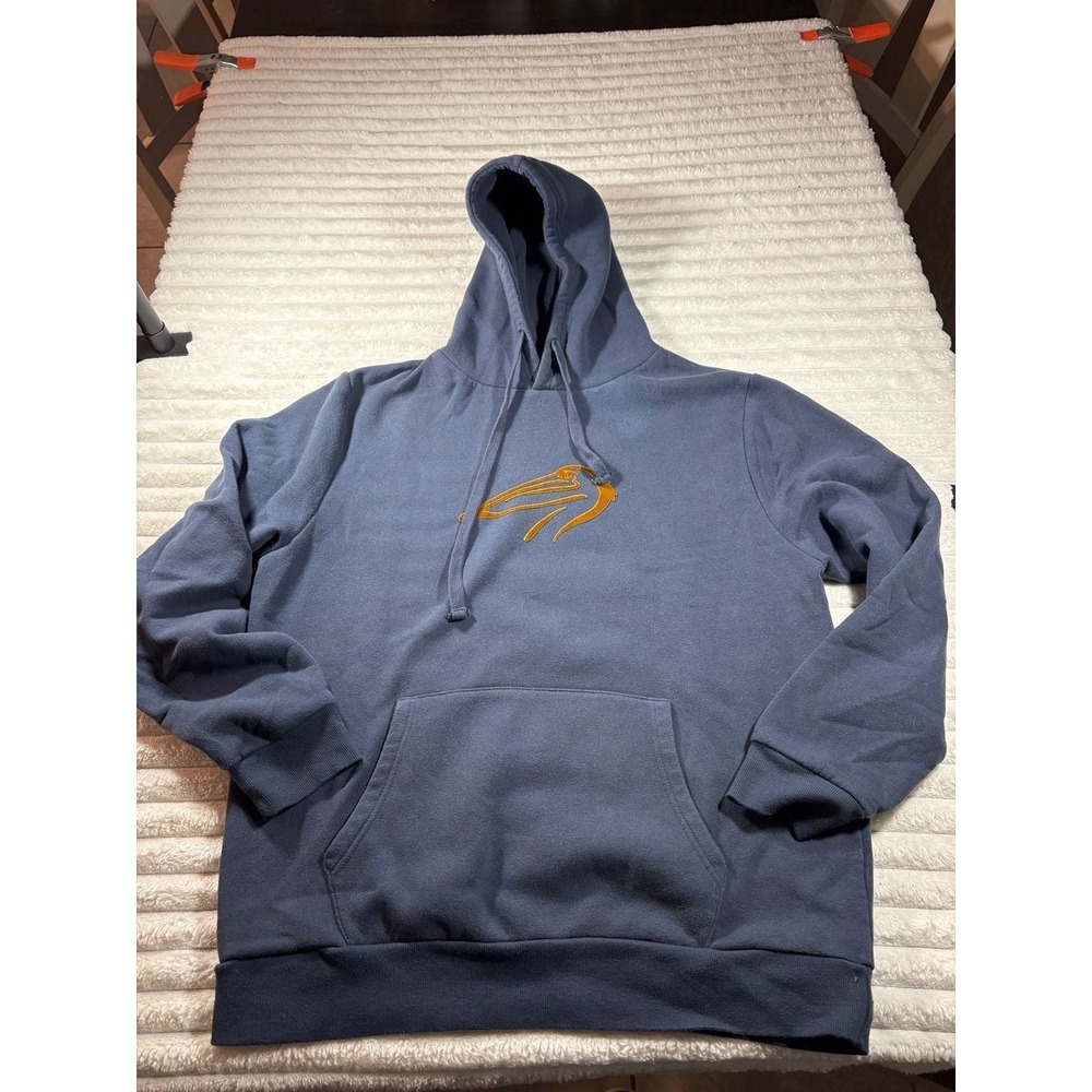 American Needle Pelican  Blue Hoodie Sweatshirt Large
